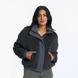 Vuori Cozy Sherpa Jacket Charcoal M
